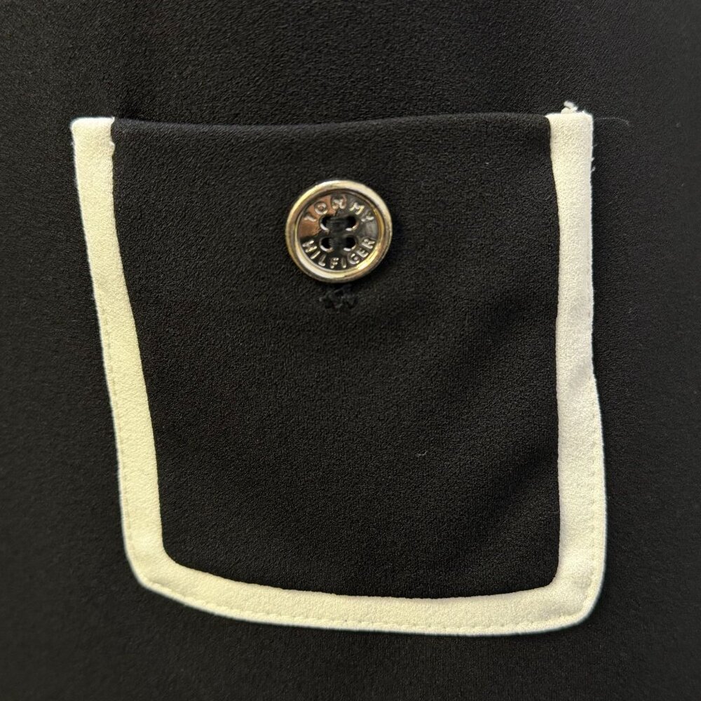 Tommy Hilfiger Black & White Knit Dress L - Picture 6 of 9